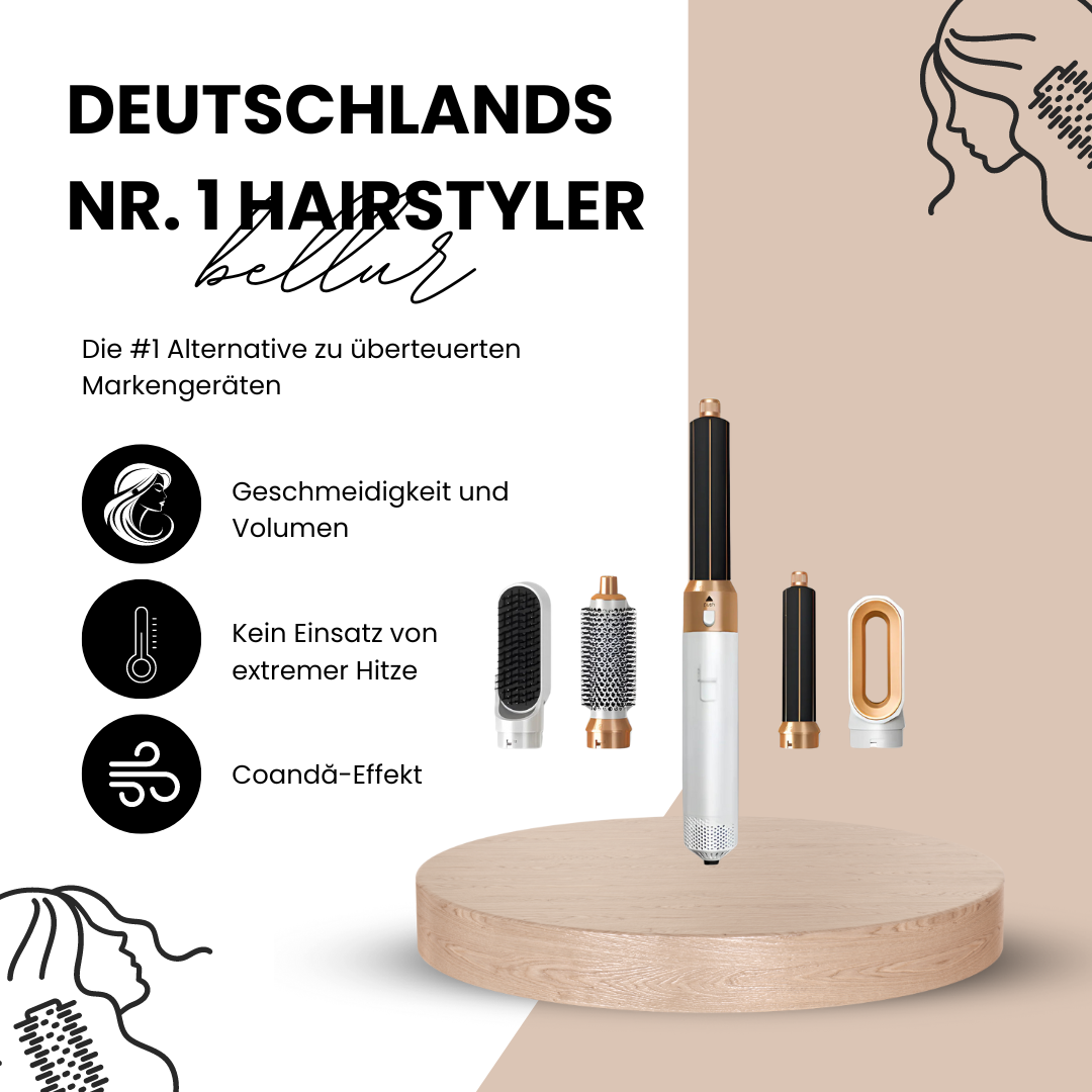 Bellur - 5 in 1 Haarstyler